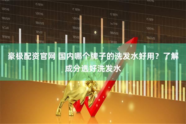 豪极配资官网 国内哪个牌子的洗发水好用?了解成分选好洗发水