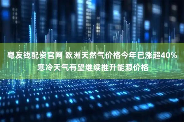 粤友钱配资官网 欧洲天然气价格今年已涨超40% 寒冷天气有望继续推升能源价格