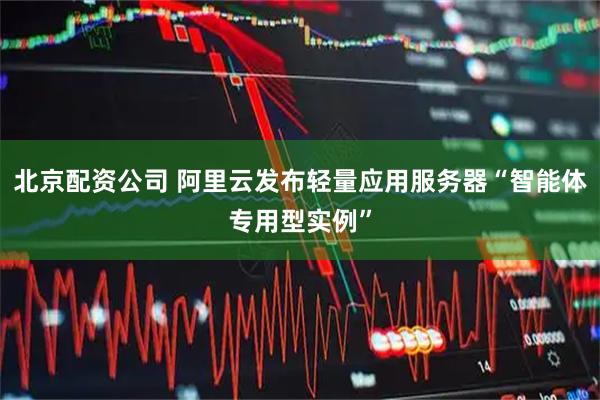 北京配资公司 阿里云发布轻量应用服务器“智能体专用型实例”